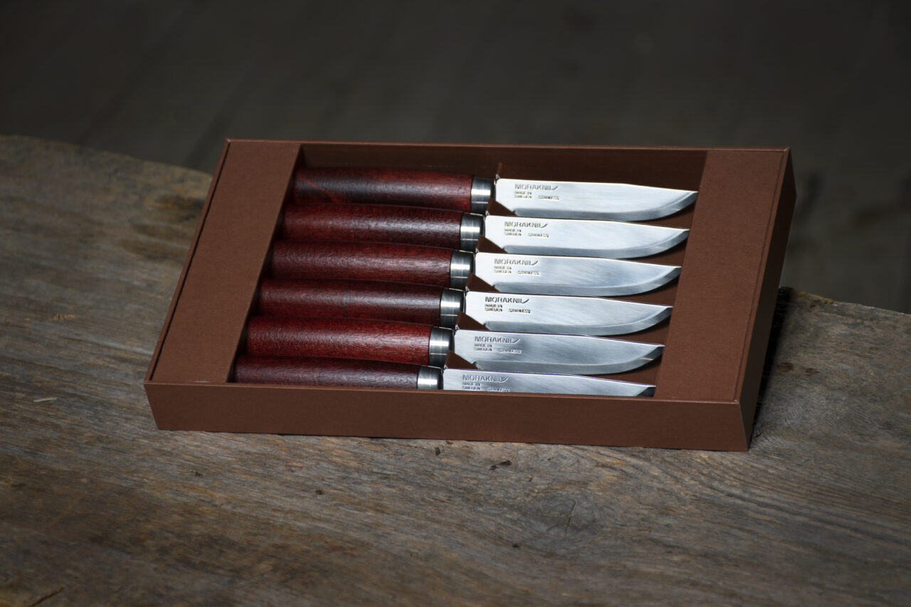 Morakniv Steak Knife Classic Set of 6 (S) - Red | Morakniv