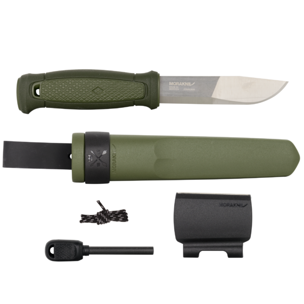 13912 Kansbol med Survival Kit S Gron kniv slida kit p03